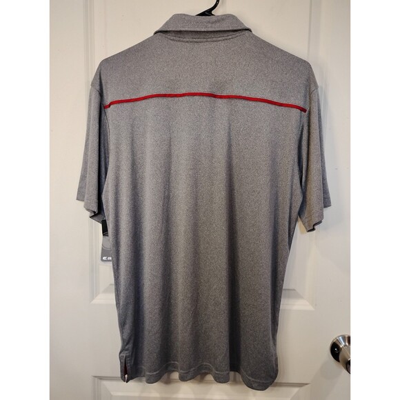 Men's Colosseum University of Alabama Short Sleeve Polo Shirt Heather Gray Small - Picture 3 of 7